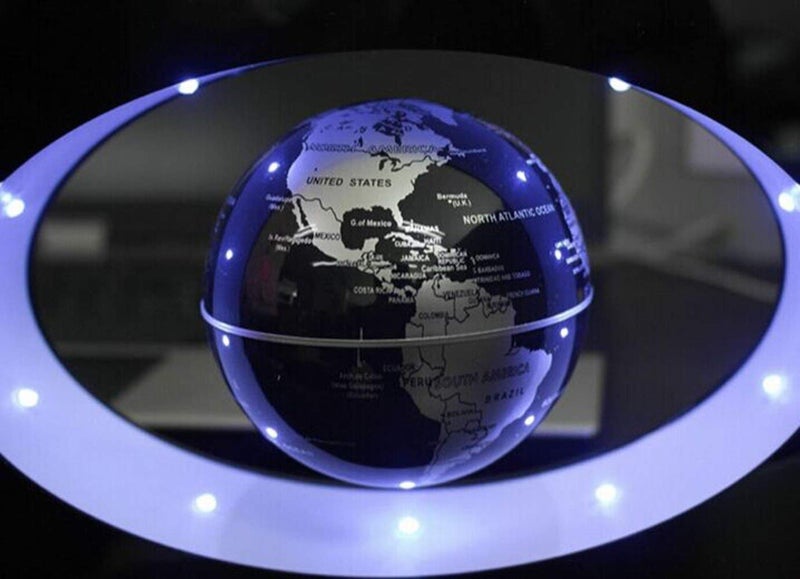 FUZADEL Home Desk Night Light Ball Desktop Decoration Sphere Ornament for Desk LED Night Lights for Educational Home Office Decor Desk Levitation Floating Lamp - Image 5